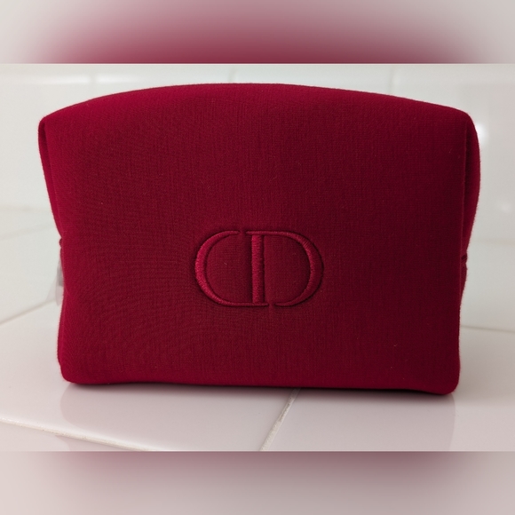 Dior red cosmetics bag, NWT - Picture 3 of 8